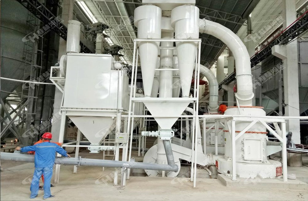 石膏水泥磨|脫硫石膏粉粉磨,石膏粉磨加工生產(chǎn)線工程案例