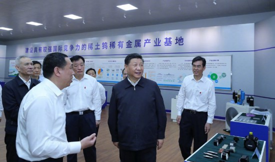 習(xí)近平考察贛州市稀土產(chǎn)業(yè)發(fā)展情況 習(xí)近平考察贛州市稀土產(chǎn)業(yè)發(fā)展情況